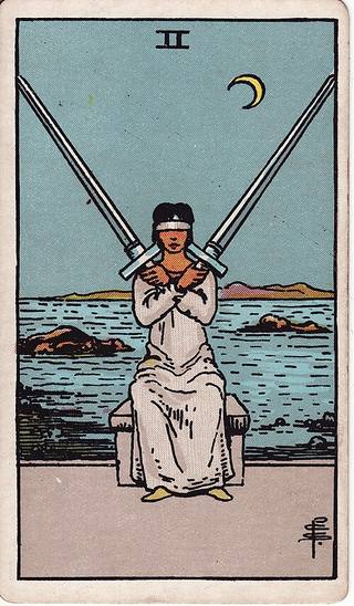 Two of Swords tarot card